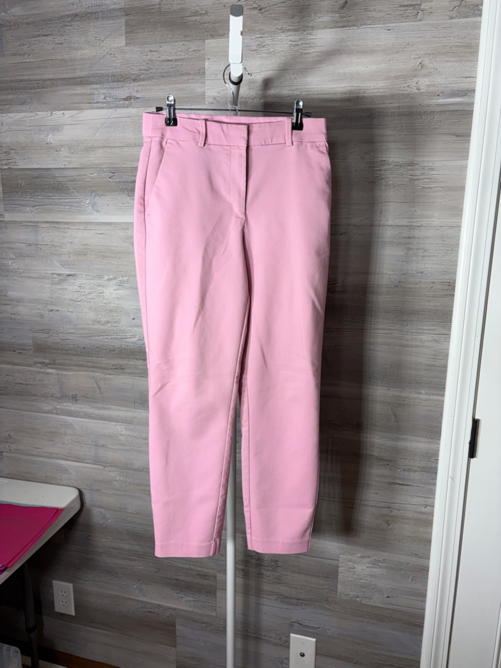 H&M Pink Straight-Leg Trousers 2078